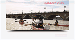 Desktop Screenshot of bordeauxcanoe.com